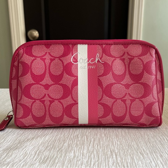 Coach Handbags - Coach Signature Cosmetic Bag